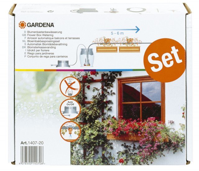 Idrokit per fioriere Gardena è il kit completo per irrigare in automatico 5-6 metri di fioriere Idrokit per fioriere Gardena è il kit completo per irrigare in automatico 5-6 metri di fioriere