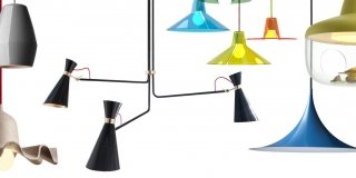 Lampade e lampadari a sospensione in tre stili diversi