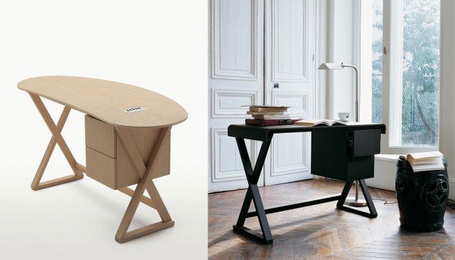 Sidus Semplice di Maxalto (gruppo B&B Italia) è realizzato in tre dimensioni. Disponibile in rovere chiaro o nero spazzolati, oppure rovere grigio, marrone, wengè. Lo scrittoio ha il piano rettangolare rivestito in cuoio naturale o nero mentre nella versione con il piano curvilineo, è dotato di coperchio passacavi e contenitore sottopiano con cassetti. Misura L 134 x P 46 x H 72 cm. Prezzo da rivenditore . www.bebitalia.it Sidus Semplice di Maxalto (gruppo B&B Italia) è realizzato in tre dimensioni. Disponibile in rovere chiaro o nero spazzolati, oppure rovere grigio, marrone, wengè. Lo scrittoio ha il piano rettangolare rivestito in cuoio naturale o nero mentre nella versione con il piano curvilineo, è dotato di coperchio passacavi e contenitore sottopiano con cassetti. Misura L 134 x P 46 x H 72 cm. Prezzo da rivenditore . www.bebitalia.it