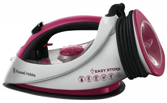 Il ferro da stiro Easy Store di Russell Hobbs, dotato di imbuto Pour & Store riponibile nella base per facilitare il riempimento, ha un design innovativo, totalmente orientato alla funzionalità e alla comodità d’uso. Con getto di vapore da 45 gr, ha piastra in ceramica e serbatoio da 300 ml. Prezzo: 45 euro. www.russellhobbs.it Il ferro da stiro Easy Store di Russell Hobbs, dotato di imbuto Pour & Store riponibile nella base per facilitare il riempimento, ha un design innovativo, totalmente orientato alla funzionalità e alla comodità d’uso. Con getto di vapore da 45 gr, ha piastra in ceramica e serbatoio da 300 ml. Prezzo: 45 euro. www.russellhobbs.it