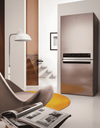 Il frigorifero combi 70 Absolute Platinum di Whirlpool è dotato della tecnologia 6° Senso Fresh Control che permette di conservare cibi freschi 4 volte più a lungo. Ha capacità di 420 litri, filtro antibatterico/anti odore Microban e produttore di ghiaccio estraibile. Prezzo 1.199 euro. www.whirlpool.it Il frigorifero combi 70 Absolute Platinum di Whirlpool è dotato della tecnologia 6° Senso Fresh Control che permette di conservare cibi freschi 4 volte più a lungo. Ha capacità di 420 litri, filtro antibatterico/anti odore Microban e produttore di ghiaccio estraibile. Prezzo 1.199 euro. www.whirlpool.it