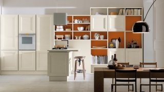 cucina con penisola Oyster Vintage di Veneta Cucine cucina con penisola Oyster Vintage di Veneta Cucine