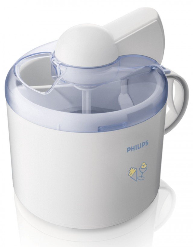 La gelatiera HR 2304/70 di Philips consente di preparare fino a 1 litro di gelato cremoso e 0,8 litri di gelato classico in 30-50 minuti. Con potenza di 20 watt, è fornita completa di ricettario. Prezzo 69,90 euro. www.philips.it La gelatiera HR 2304/70 di Philips consente di preparare fino a 1 litro di gelato cremoso e 0,8 litri di gelato classico in 30-50 minuti. Con potenza di 20 watt, è fornita completa di ricettario. Prezzo 69,90 euro. www.philips.it