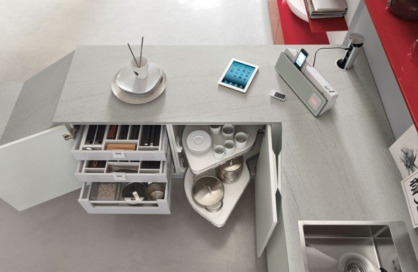 sistema dock station per cucina Alicante di Febal sistema dock station per cucina Alicante di Febal