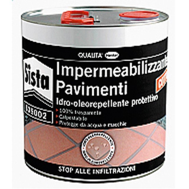 3. Adatto per pavimenti in cotto interni ed esterni, Sista Impermeabilizzante Pavimenti Cotto previene i danni da umidità. Il formato da 750 ml costa 18 euro. 3. Adatto per pavimenti in cotto interni ed esterni, Sista Impermeabilizzante Pavimenti Cotto previene i danni da umidità. Il formato da 750 ml costa 18 euro.