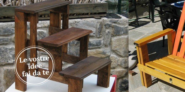 Legno e ceramica di recupero: idee darredo fai da te cose di casa Bancali legno idee