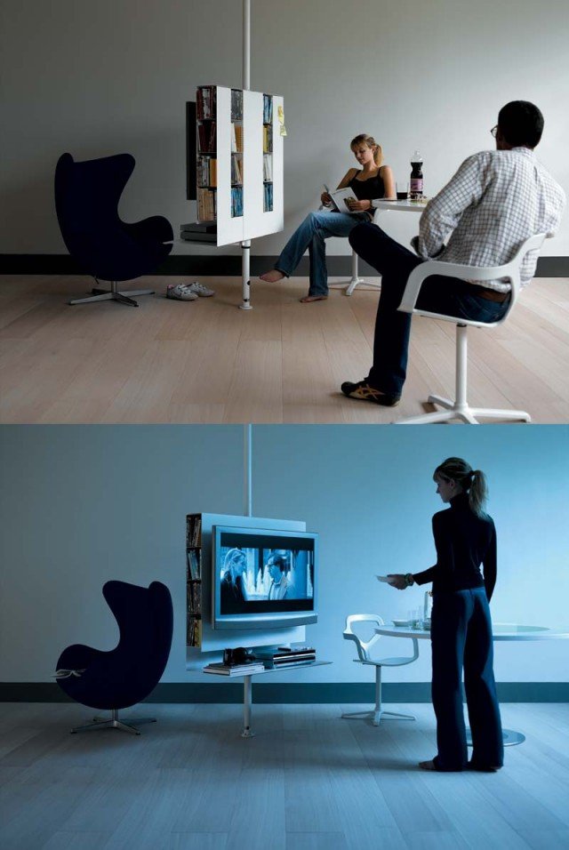 Sail di Desalto è un porta tv specifico per schermo piatto, formalmente leggero come una vela e regolabile in altezza. Struttura girevole in lamiera d’acciaio, dotata di vano alloggiamento cavi. Base con rotelle incassate unidirezionali. Finitura grigio antico, bianco opaco e nero opaco. Può contenere sino a 160 DVD oppure 220 CD. Il porta TV è posizionabile fra un altezza minima di 125 cm ed una massima di 145 cm. Portata massima TV: 50 Kg. Il prezzo è comprensivo di un kit per l’aggancio dello schermo. Disponibile in tre dimensioni: Sail 312: L 100/120 x P 40 x H 125/145 cm - Sail 313: L 100/120 x P 40 x H 230/325 cm. Sail 314: L 100 x P 40 H 95/115 cm. Prezzo 1.615 euro. www.desalto.it Sail di Desalto è un porta tv specifico per schermo piatto, formalmente leggero come una vela e regolabile in altezza. Struttura girevole in lamiera d’acciaio, dotata di vano alloggiamento cavi. Base con rotelle incassate unidirezionali. Finitura grigio antico, bianco opaco e nero opaco. Può contenere sino a 160 DVD oppure 220 CD. Il porta TV è posizionabile fra un altezza minima di 125 cm ed una massima di 145 cm. Portata massima TV: 50 Kg. Il prezzo è comprensivo di un kit per l’aggancio dello schermo. Disponibile in tre dimensioni: Sail 312: L 100/120 x P 40 x H 125/145 cm - Sail 313: L 100/120 x P 40 x H 230/325 cm. Sail 314: L 100 x P 40 H 95/115 cm. Prezzo 1.615 euro. www.desalto.it