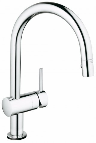 miscelatore con bocca girevole e doccetta estraibile Minta Touch di Grohe miscelatore con bocca girevole e doccetta estraibile Minta Touch di Grohe