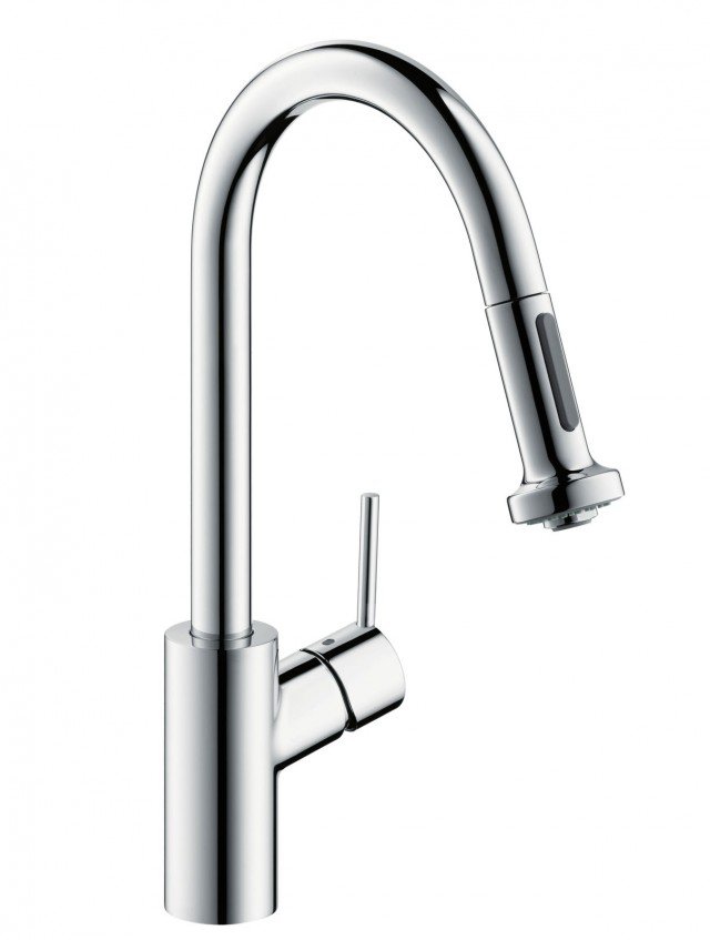 miscelatore con bocca di erogazione orientabile fino a 150° Talis S²®Variarc di Hansgrohe miscelatore con bocca di erogazione orientabile fino a 150° Talis S²®Variarc di Hansgrohe
