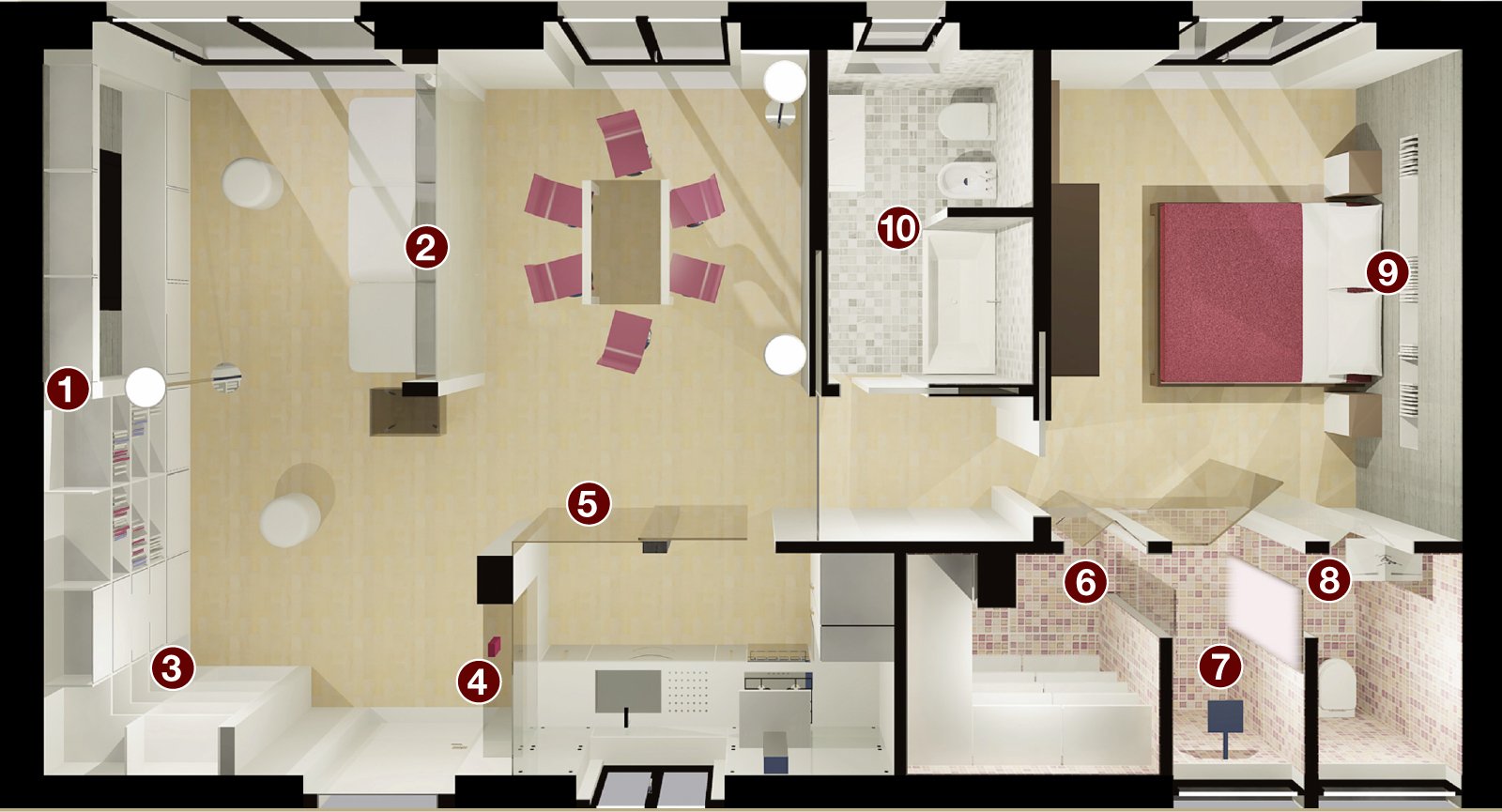 70 mq ma sembrano di più cose di casa Appartamento 70 mq planimetria