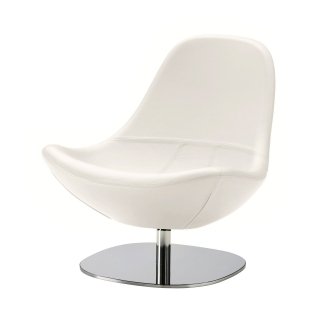 Rivestita in pelle trattata e goffrata con imbottitura in poliuretano espanso ad alta elasticità, la poltrona Tirup di Ikea ha la base girevole in acciaio cromato; misura L 78 x P 79 x H 88 cm. Prezzo 359 euro.<strong> www.ikea.it</strong> Rivestita in pelle trattata e goffrata con imbottitura in poliuretano espanso ad alta elasticità, la poltrona Tirup di Ikea ha la base girevole in acciaio cromato; misura L 78 x P 79 x H 88 cm. Prezzo 359 euro.<strong> www.ikea.it</strong>