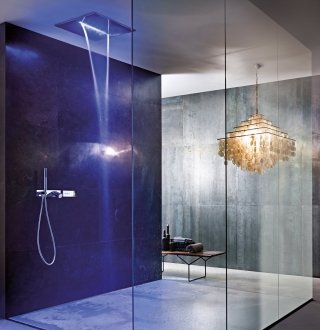 soffione doccia Acqua Zone di Fantini con comandi elettrici soffione doccia Acqua Zone di Fantini con comandi elettrici
