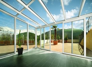 veranda con doppi o triplo vetro isolamento termico da freddo, sole, calore o rumore Finstral veranda con doppi o triplo vetro isolamento termico da freddo, sole, calore o rumore Finstral