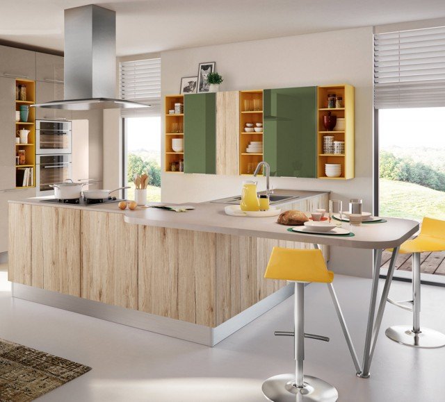cucina colorata Swing di Cucine Lube cucina colorata Swing di Cucine Lube