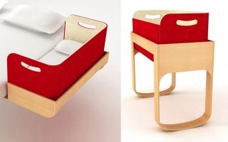 culla Belly di PAM agganciabile al letto culla Belly di PAM agganciabile al letto