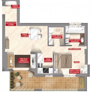 44 mq: una stanza in più in casa - Cose di Casa