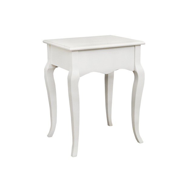 Si ispira ai modelli del Settecento l'Art. 5295 di Coincasa realizzato artigianalmente in multistrato di pioppo e Mdf; la superficie è impreziosita da una verniciatura manuale ad effetto pennellata che ne sottolinea il sapore vintage. Misura L 50 x P 42 x H 65 cm. Prezzo 299 euro. www.coin.it Si ispira ai modelli del Settecento l'Art. 5295 di Coincasa realizzato artigianalmente in multistrato di pioppo e Mdf; la superficie è impreziosita da una verniciatura manuale ad effetto pennellata che ne sottolinea il sapore vintage. Misura L 50 x P 42 x H 65 cm. Prezzo 299 euro. www.coin.it
