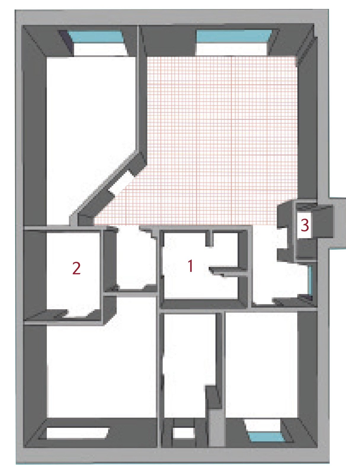 In 80 mq soggiorno più ampio. prima soluzione cose di casa Costo ristrutturazione casa 80 mq