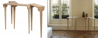 Linee asimmetriche per Clou di Made in design Editions. Disegnata dalla giovane designer francese Gaëlle Gabillet, questa console in quercia massicia si compone di 3 piani destrutturati. Minimalista ed espressiva, anima gli spazi dimenticati della casa. Realizzata in rovere massello misura L 140 x P 74 x H 82 cm. Prezzo 595 euro. Aquistabile su www.madeindesign.it Linee asimmetriche per Clou di Made in design Editions. Disegnata dalla giovane designer francese Gaëlle Gabillet, questa console in quercia massicia si compone di 3 piani destrutturati. Minimalista ed espressiva, anima gli spazi dimenticati della casa. Realizzata in rovere massello misura L 140 x P 74 x H 82 cm. Prezzo 595 euro. Aquistabile su www.madeindesign.it