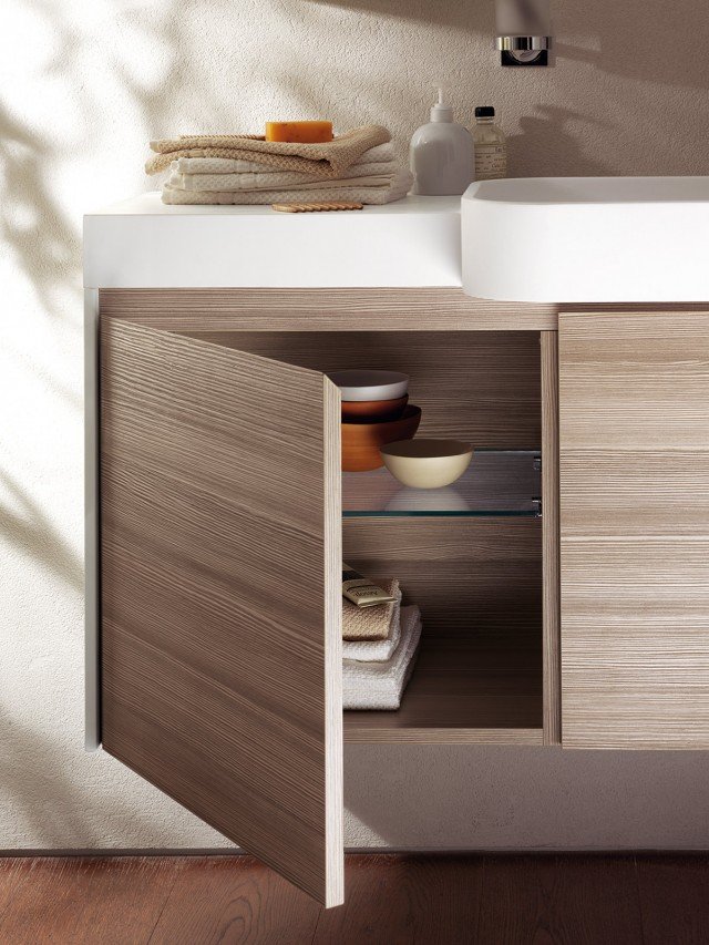 mobile lavabo con anta a gola a 45° collezione Rivo di Scavolini Bathrooms mobile lavabo con anta a gola a 45° collezione Rivo di Scavolini Bathrooms