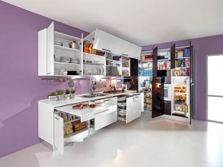 cucina Martina di Lube con colonna angolare cucina Martina di Lube con colonna angolare