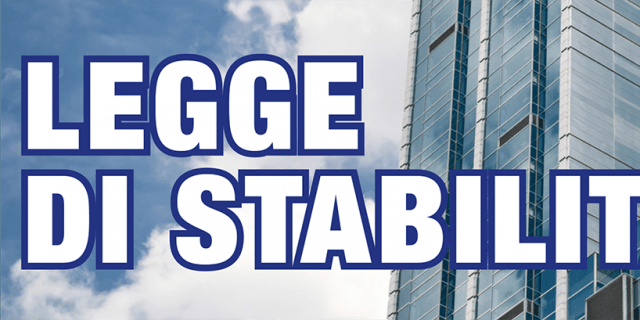 Legge di stabilità: rischio stangata da 2 miliardi Legge di stabilità: rischio stangata da 2 miliardi