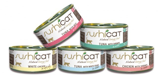 Sushi™ Cat offre prelibate ricette, alimenti complementari SuperPremium umidi per gatti dal gusto irresistibile novafood Sushi™ Cat offre prelibate ricette, alimenti complementari SuperPremium umidi per gatti dal gusto irresistibile novafood