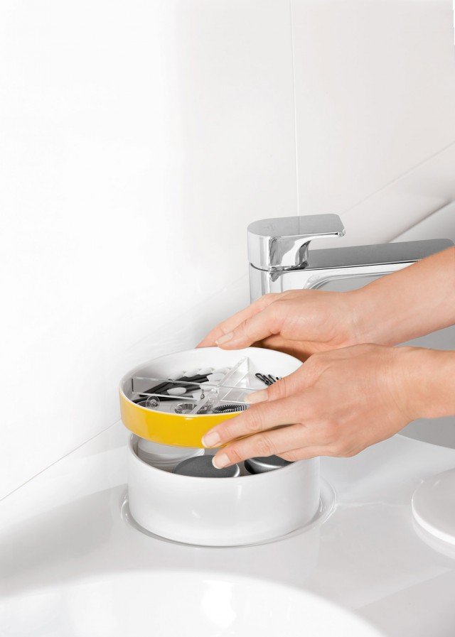accessori APP per bagno collezione Joyce di Villeroy & Boch realizzati in ceramica colorata accessori APP per bagno collezione Joyce di Villeroy & Boch realizzati in ceramica colorata