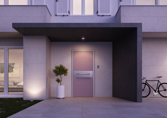 La porta blindata Designs Doors Collection di Aluhaus è dotata di un meccanismo automatico di bloccaggio multiplo con livello di sicurezza antieffrazione in classe 3. Resistente all’acqua, ai raggi UV e alle basse temperature, è strutturata internamente con elementi di alluminio, costituiti da un telaio strutturale e due lastre che rivestono un pannello isolante di 9 cm – a garanzia anche di un alto valore di isolamento termico. Disponibile da gennaio 2014 www.oknoplast.it La porta blindata Designs Doors Collection di Aluhaus è dotata di un meccanismo automatico di bloccaggio multiplo con livello di sicurezza antieffrazione in classe 3. Resistente all’acqua, ai raggi UV e alle basse temperature, è strutturata internamente con elementi di alluminio, costituiti da un telaio strutturale e due lastre che rivestono un pannello isolante di 9 cm – a garanzia anche di un alto valore di isolamento termico. Disponibile da gennaio 2014 www.oknoplast.it