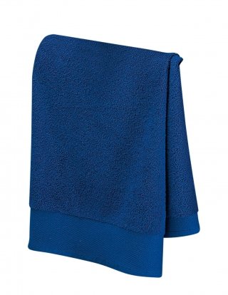 asciugamano blu Collezione Voglia di colore di Happidea in spugna di 100% cotone asciugamano blu Collezione Voglia di colore di Happidea in spugna di 100% cotone