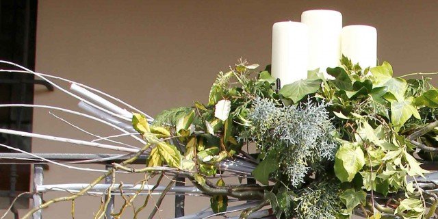 Decorazione natalizia per il balcone cose di casa Decorazione di casa