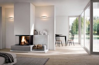 rivestimento San Diego di Palazzetti in marmo di Carrara bianco anticato e pietra Medea fiammata rivestimento San Diego di Palazzetti in marmo di Carrara bianco anticato e pietra Medea fiammata