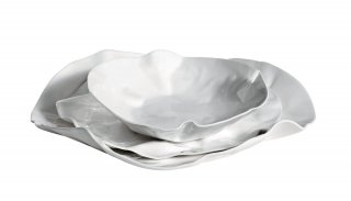 piatti Adealaide di Driade in porcellana “bone china” bianca piatti Adealaide di Driade in porcellana “bone china” bianca