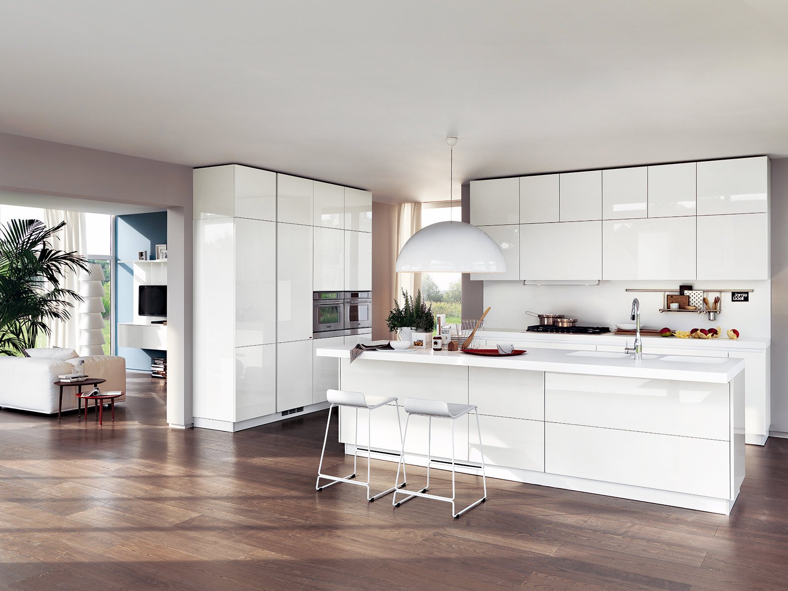 Cucina: la voglio tutta bianca cose di casa Cucina bianca moderna con isola