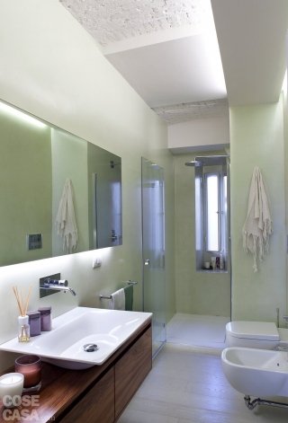 bagno verde chiaro