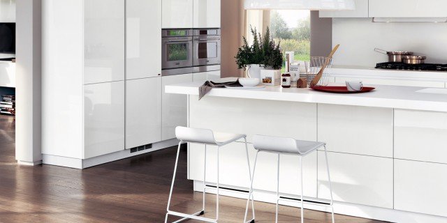 Cucina: la voglio tutta bianca cose di casa Cucina bianca top nero