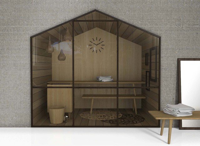 Ha tetto a doppio spiovente e frontale tutto vetro la sauna Home Sweet Home di Glass con finitura in legno Tulipier cotto e Ayous. Dotata di secchiello con mestolo e clessidra, ha porta reversibile con cristallo trasparente. Disponibile in soluzioni su misura. Prezzo su preventivo. www.glassidromassaggio.it Ha tetto a doppio spiovente e frontale tutto vetro la sauna Home Sweet Home di Glass con finitura in legno Tulipier cotto e Ayous. Dotata di secchiello con mestolo e clessidra, ha porta reversibile con cristallo trasparente. Disponibile in soluzioni su misura. Prezzo su preventivo. www.glassidromassaggio.it