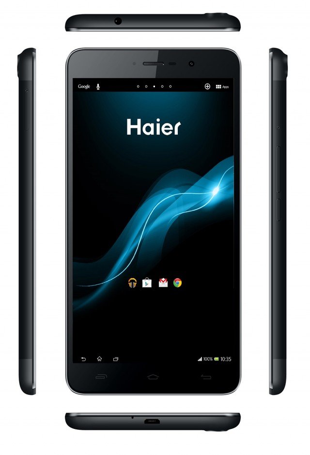 HaierPad H6000 ha display da 6″ con risoluzione 1920 x 1080 pixel, processore quad-core, 8 o 16 GB di memoria interna e memoria RAM di 2 GB. Doppia fotocamera, di cui quella principale da 13 megapixel e quella secondaria da 5 megapixel e sistema operativo Android 4.2 Jelly Bean. HaierPad H6000 ha display da 6″ con risoluzione 1920 x 1080 pixel, processore quad-core, 8 o 16 GB di memoria interna e memoria RAM di 2 GB. Doppia fotocamera, di cui quella principale da 13 megapixel e quella secondaria da 5 megapixel e sistema operativo Android 4.2 Jelly Bean.