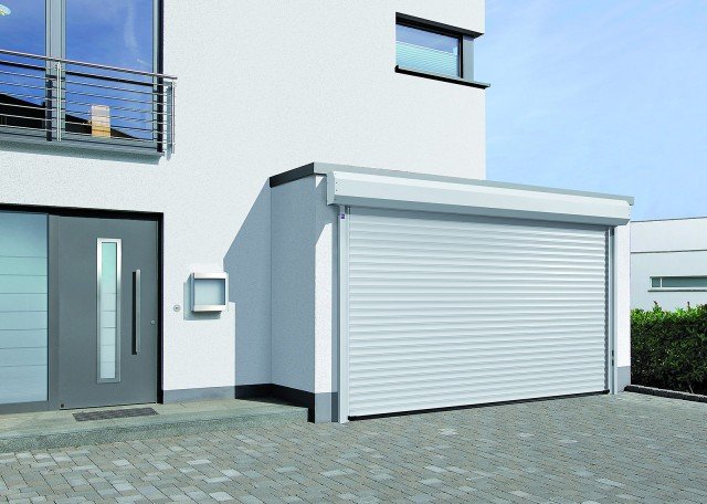 serranda avvolgibile RollMatic di Hörmann con cassonetto esterno serranda avvolgibile RollMatic di Hörmann con cassonetto esterno