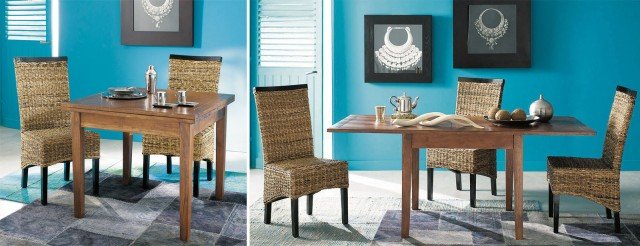 Il tavolo da pranzo CLIC-CLAC di Maisons du Monde è realizzato in legno massiccio. Per accogliere comodamente gli ospiti si sdoppia diventando un tavolo rettangolare lungo 180 cm. Misura L 90/180 x P 90 x H 77 cm. Prezzo 399 euro. www.maisonsdumonde.com/IT/it Il tavolo da pranzo CLIC-CLAC di Maisons du Monde è realizzato in legno massiccio. Per accogliere comodamente gli ospiti si sdoppia diventando un tavolo rettangolare lungo 180 cm. Misura L 90/180 x P 90 x H 77 cm. Prezzo 399 euro. www.maisonsdumonde.com/IT/it