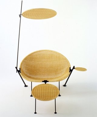 Vittoriano Viganò, Set da terrazzo, Esemplare unico per casa Beltchev a Portofino, 195. Vittoriano Viganò, Set da terrazzo, Esemplare unico per casa Beltchev a Portofino, 195.