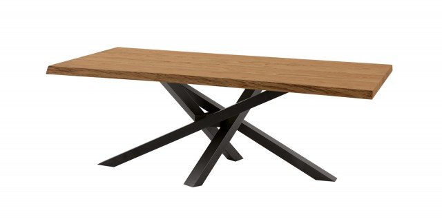 Shanghai di Riflessi ha un importante piano in legno scortecciato con i bordi irregolari realizzato in rovere tinto noce canaletto; il basamento è formato da un intreccio di gambe in acciaio verniciato. Esiste in due dimensioni. Misura L 200 x P 100 x H 77 cm e L 240 x P 120 x H 77 cm. www.riflessisrl.it Shanghai di Riflessi ha un importante piano in legno scortecciato con i bordi irregolari realizzato in rovere tinto noce canaletto; il basamento è formato da un intreccio di gambe in acciaio verniciato. Esiste in due dimensioni. Misura L 200 x P 100 x H 77 cm e L 240 x P 120 x H 77 cm. www.riflessisrl.it