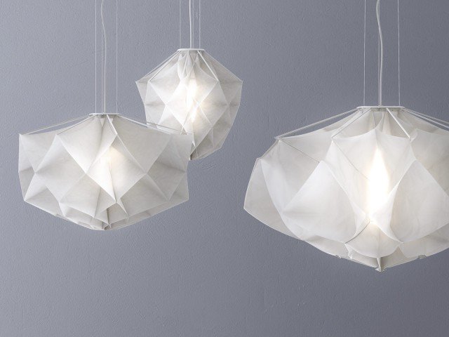 lampada a sospensione lbedo di FontanaArte in tessuto lampada a sospensione lbedo di FontanaArte in tessuto