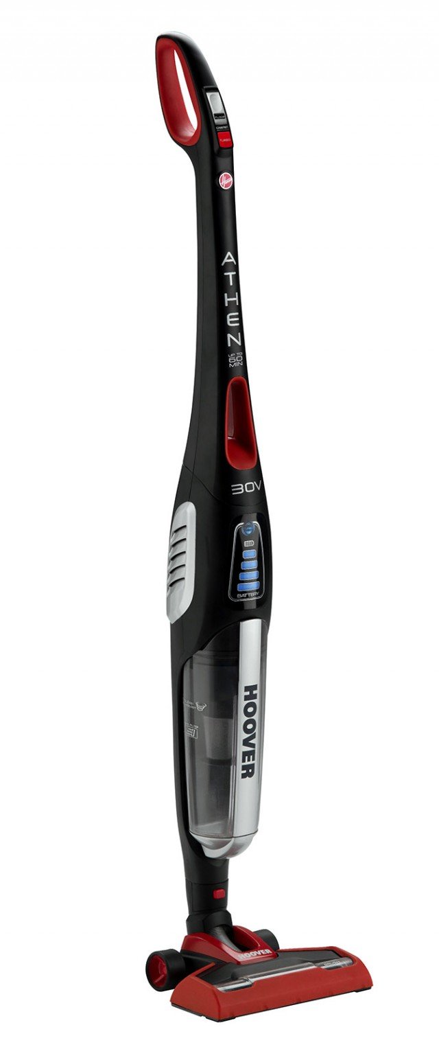 Libertà senza sacco e senza cavo con Athen ATN 300B di Hoover, la scopa ricaricabile con una potenza che arriva fino a 30 volt e che ha un’autonomia fino a 60 minuti. Adatta su tutte le superfici, è regolabile su tre modalità di pulizia: pavimenti, tappeti e la massima potenza per le superfici più difficili. Prezzo 225 euro. www.hoover.it Libertà senza sacco e senza cavo con Athen ATN 300B di Hoover, la scopa ricaricabile con una potenza che arriva fino a 30 volt e che ha un’autonomia fino a 60 minuti. Adatta su tutte le superfici, è regolabile su tre modalità di pulizia: pavimenti, tappeti e la massima potenza per le superfici più difficili. Prezzo 225 euro. www.hoover.it