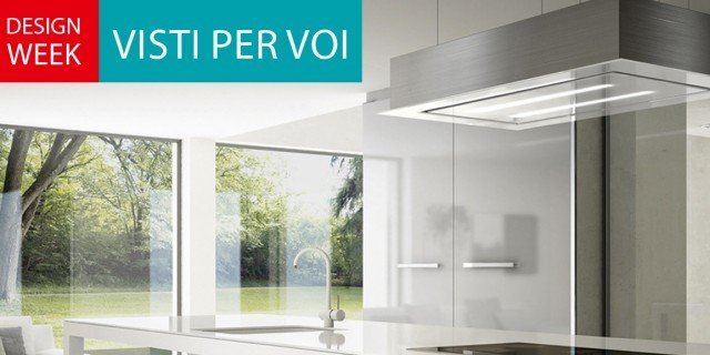 Skylift di Faber In cucina la cappa che scende dal soffitto