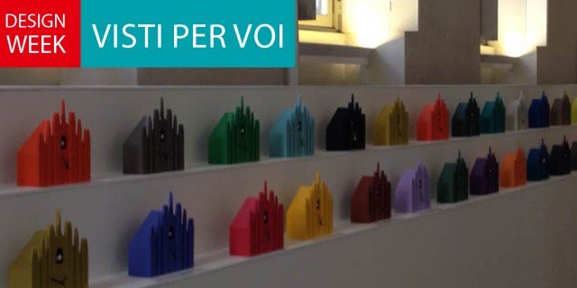 Fuorisalone 2014: sulle terrazze del Duomo cucù colorati Fuorisalone 2014: sulle terrazze del Duomo cucù colorati