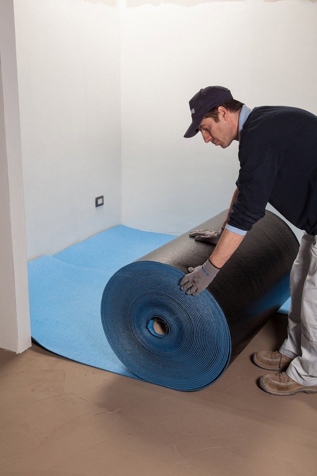sistema d’isolamento acustico per massetti galleggianti Mapesilent Comfort di Mapei sistema d’isolamento acustico per massetti galleggianti Mapesilent Comfort di Mapei