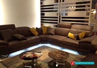 Divano ad angolo Shine di Deltasalotti