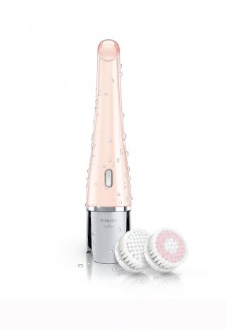 L’apparecchio per detergere il viso e rimuovere il make-up VisaPure SC5275/10 di Philips (prezzo 149,99 euro) in un solo minuto crea anche un piacevole effetto massaggio. È completo di timer Skine Zone che indica quando è necessario passare a una zona successiva del viso. www.philips.it L’apparecchio per detergere il viso e rimuovere il make-up VisaPure SC5275/10 di Philips (prezzo 149,99 euro) in un solo minuto crea anche un piacevole effetto massaggio. È completo di timer Skine Zone che indica quando è necessario passare a una zona successiva del viso. www.philips.it