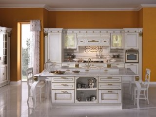 cucina in finitura frassino Elegance decapato per Imperial di Aran cucina in finitura frassino Elegance decapato per Imperial di Aran